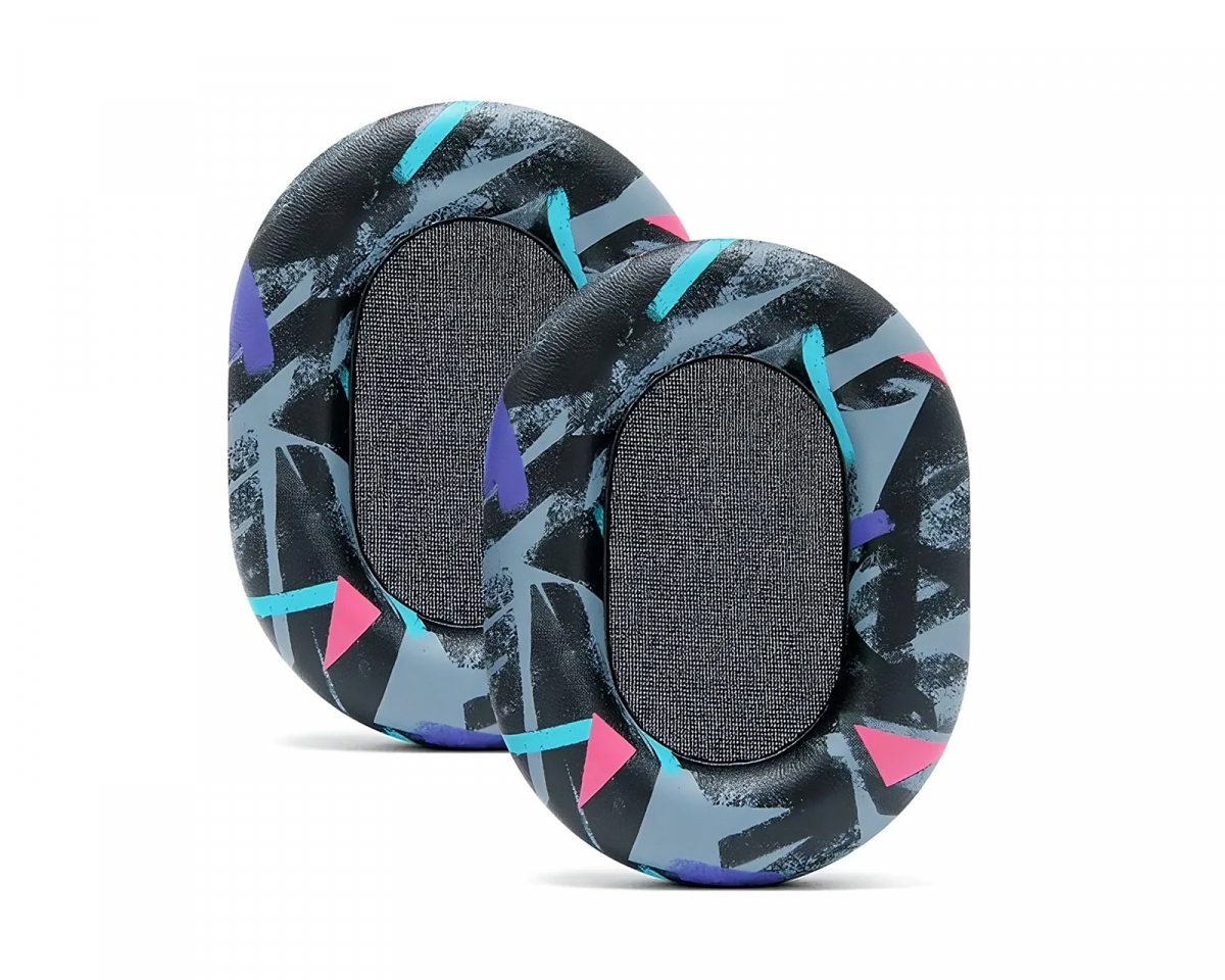 Wicked Cushions Sony XM5 Öronkuddar - PU Uppgraderad - 90's Black