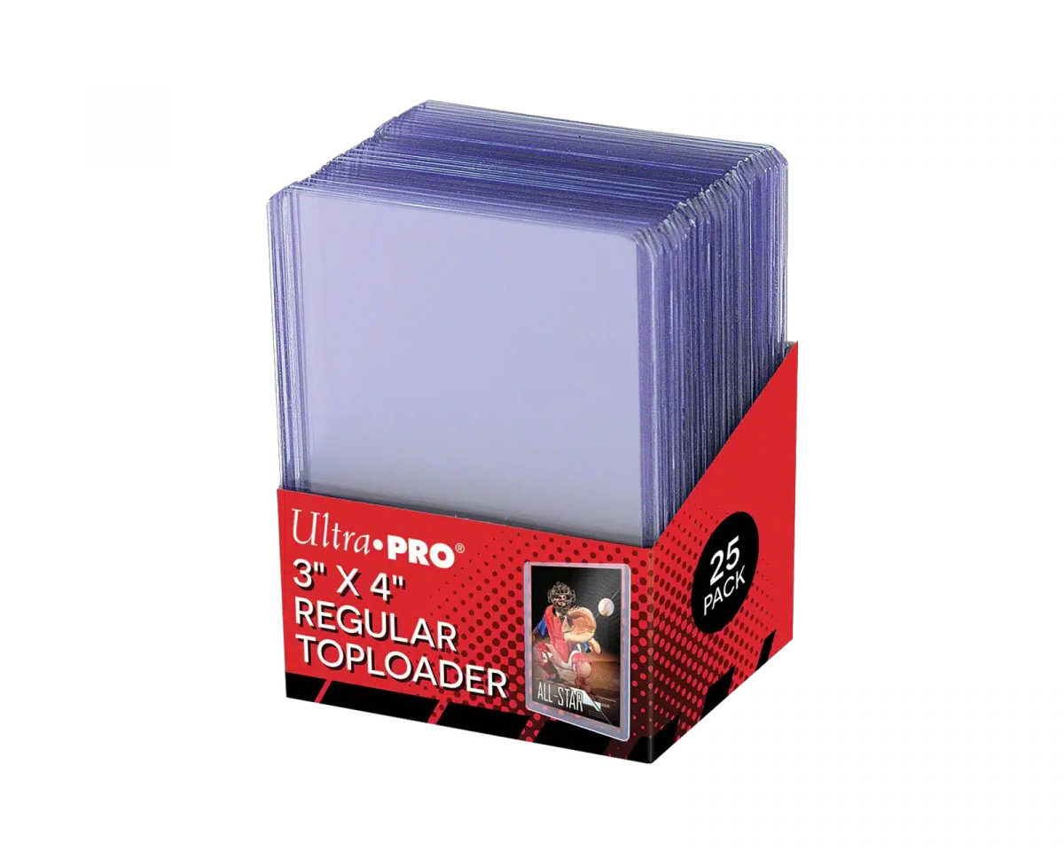 Ultra Pro Toploader 3x4" Clear Regular 25-pack - Plastfickor