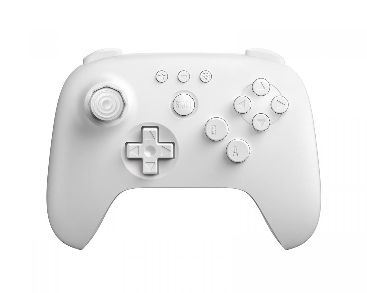 8Bitdo N64 Trådlös Kontroll - Vit