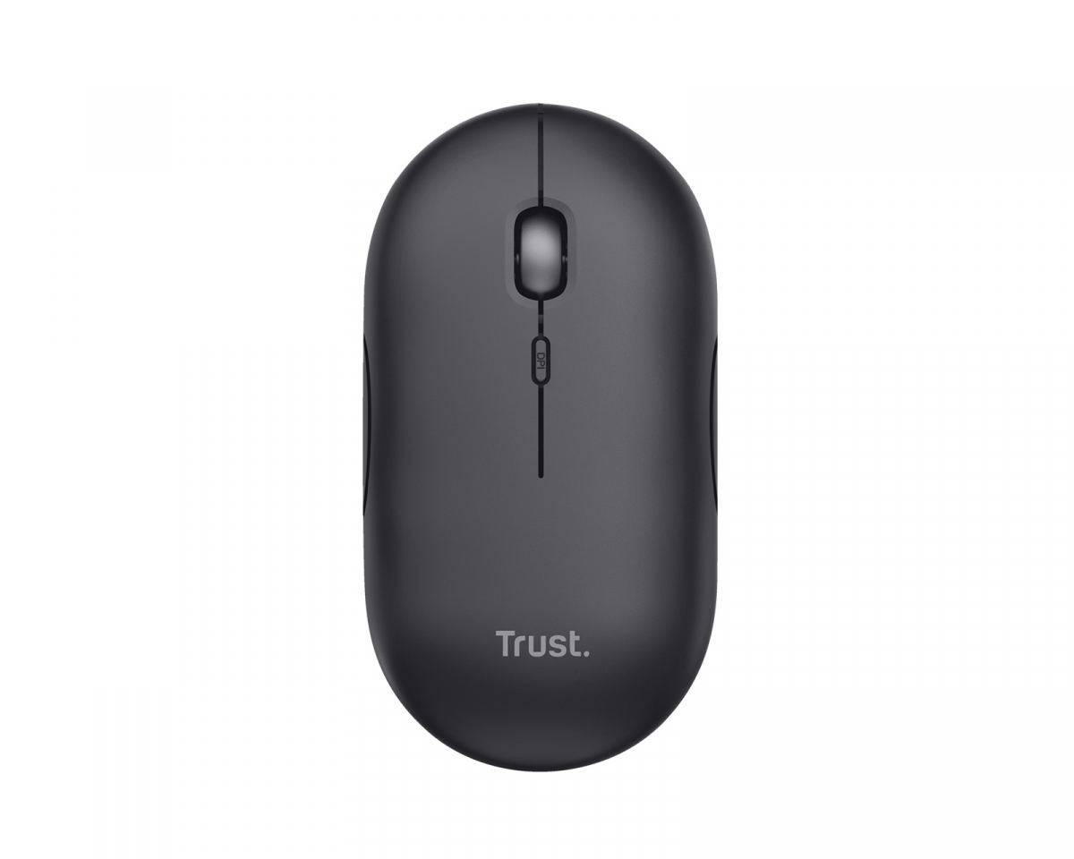 Trust Puck Ultra-Thin Trådlös Mus - Svart