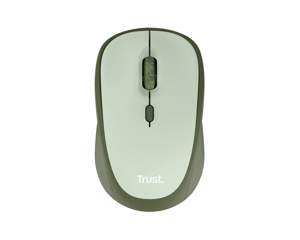 Trust Yvi+ Silent Trådlös Mus ECO - Grön