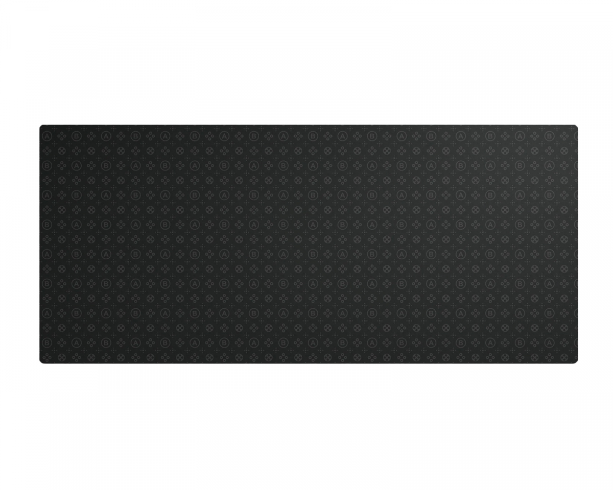 KBDfans PBTfans Atomic Purple - Deskmat 2XL Svart