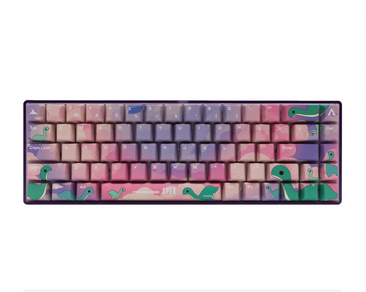 Higround Apex Basecamp Hotswap Gaming Tangentbord ANSI - Nessie Type