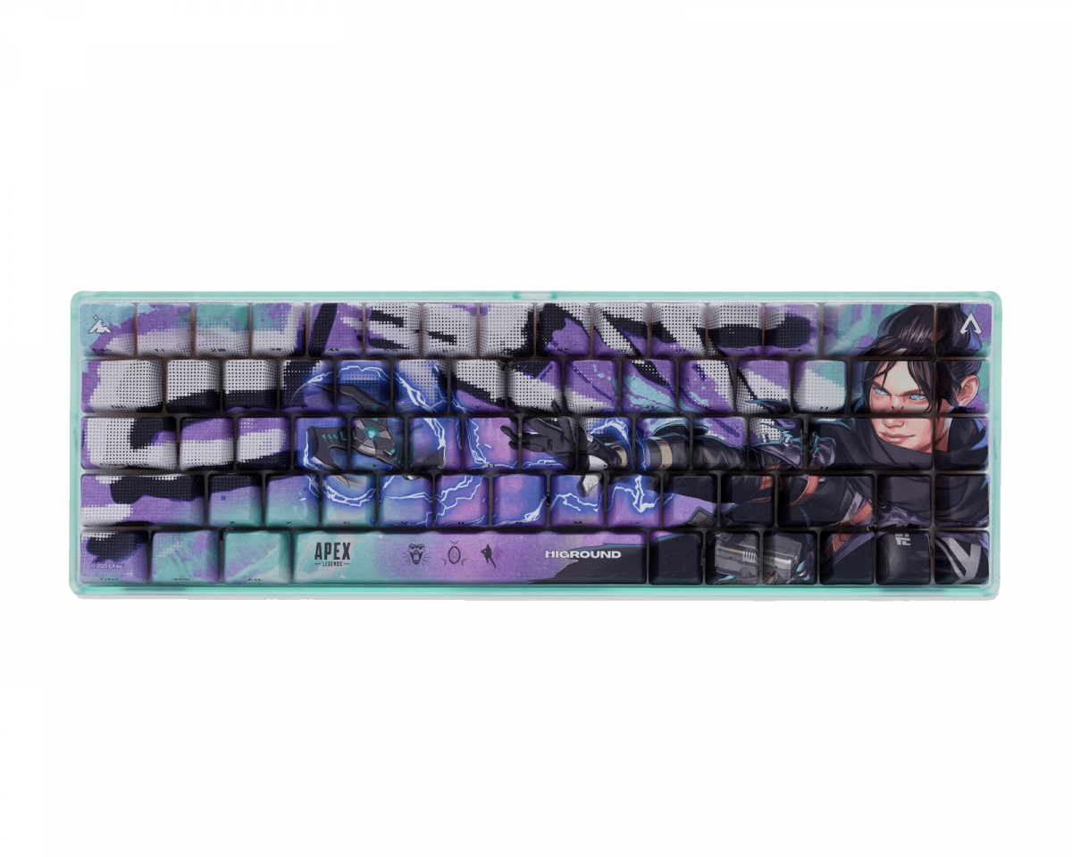 Higround Apex Basecamp Hotswap Gaming Tangentbord ISO Nordisk - Wraith