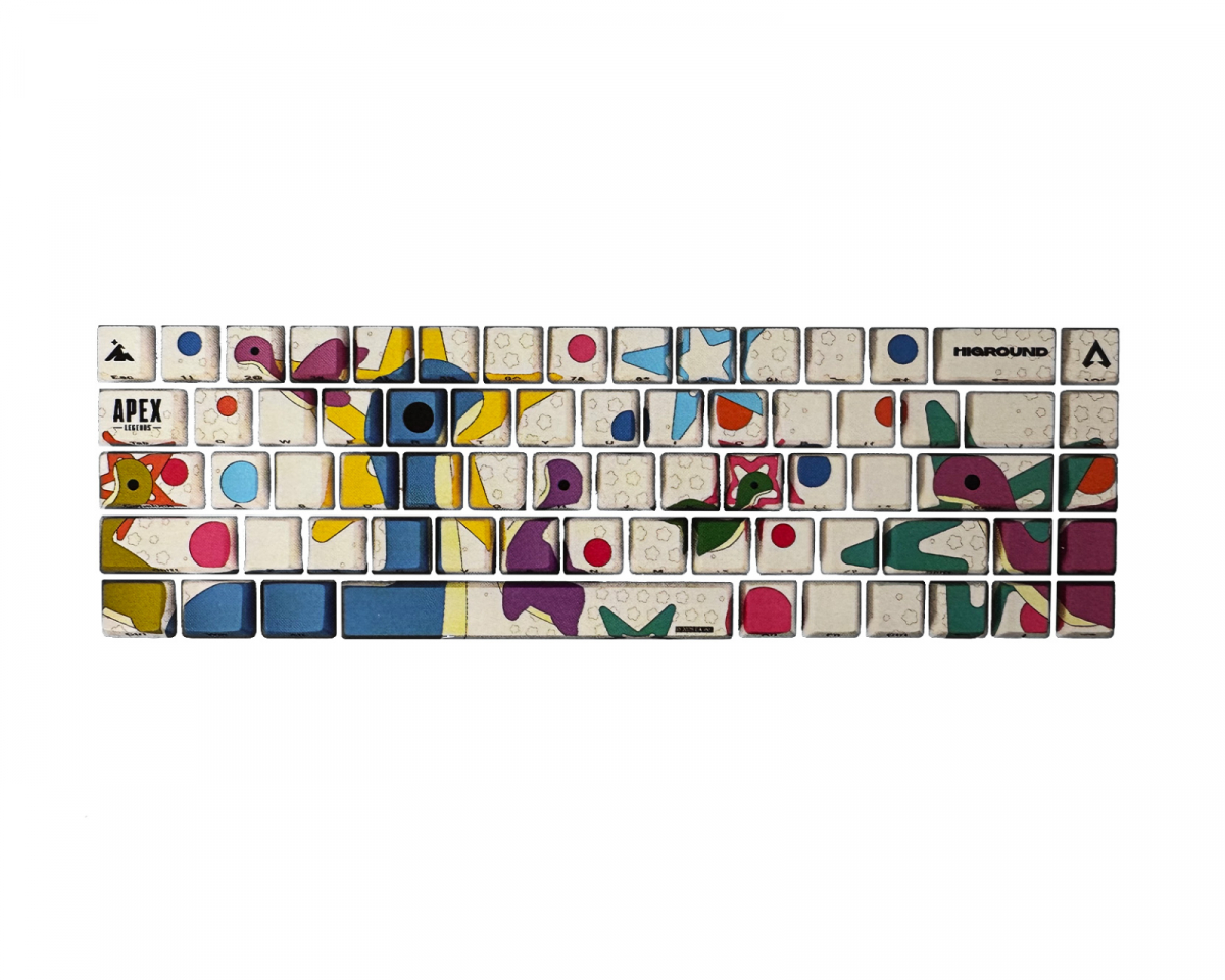 Higround Apex Keycap Set ISO Nordisk - Nessie Party