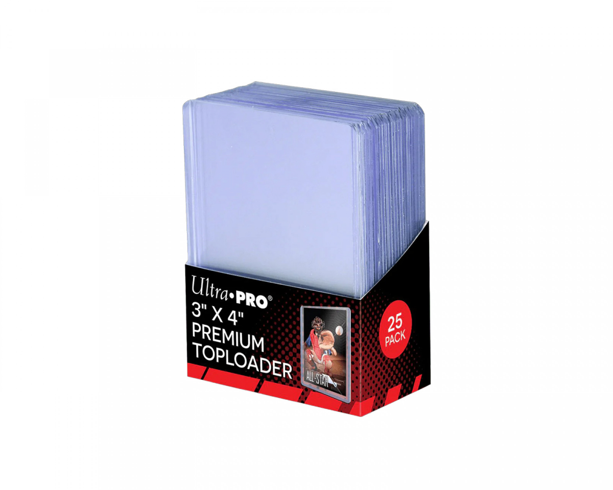 Ultra Pro Toploader 3x4" Clear Premium 25-pack - Plastfickor