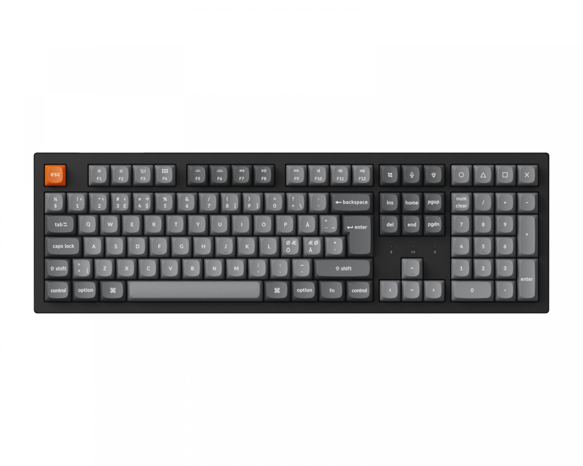 Keychron K10 MAX Trådlöst Tangentbord Hot-Swap [Super Brown]