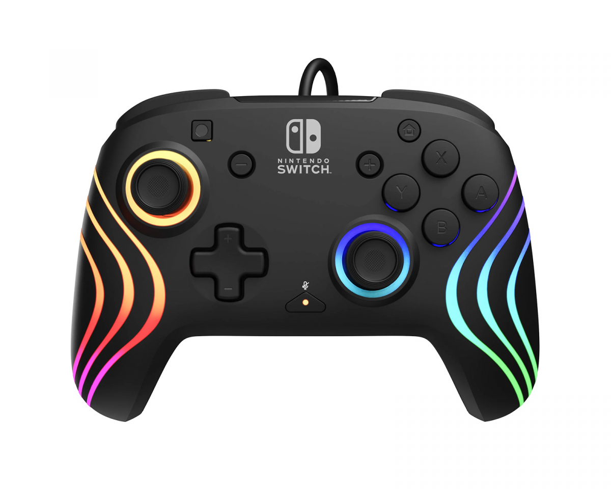 PDP Afterglow Wave Wired Handkontroll - Svart (Nintendo Switch)