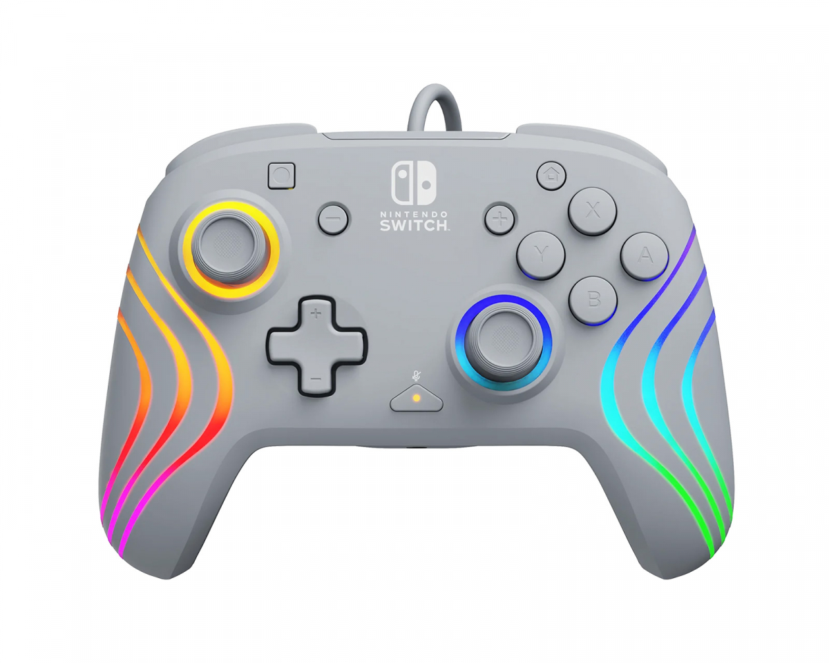 PDP Afterglow Wave Wired Handkontroll - Grå (Nintendo Switch)