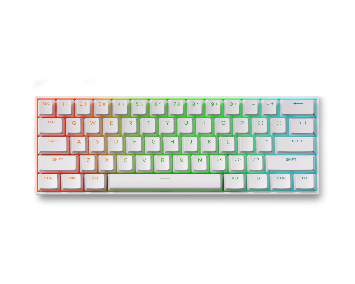 MCHOSE Ace 60 Pro ANSI Hall Effect Tangentbord - Vit