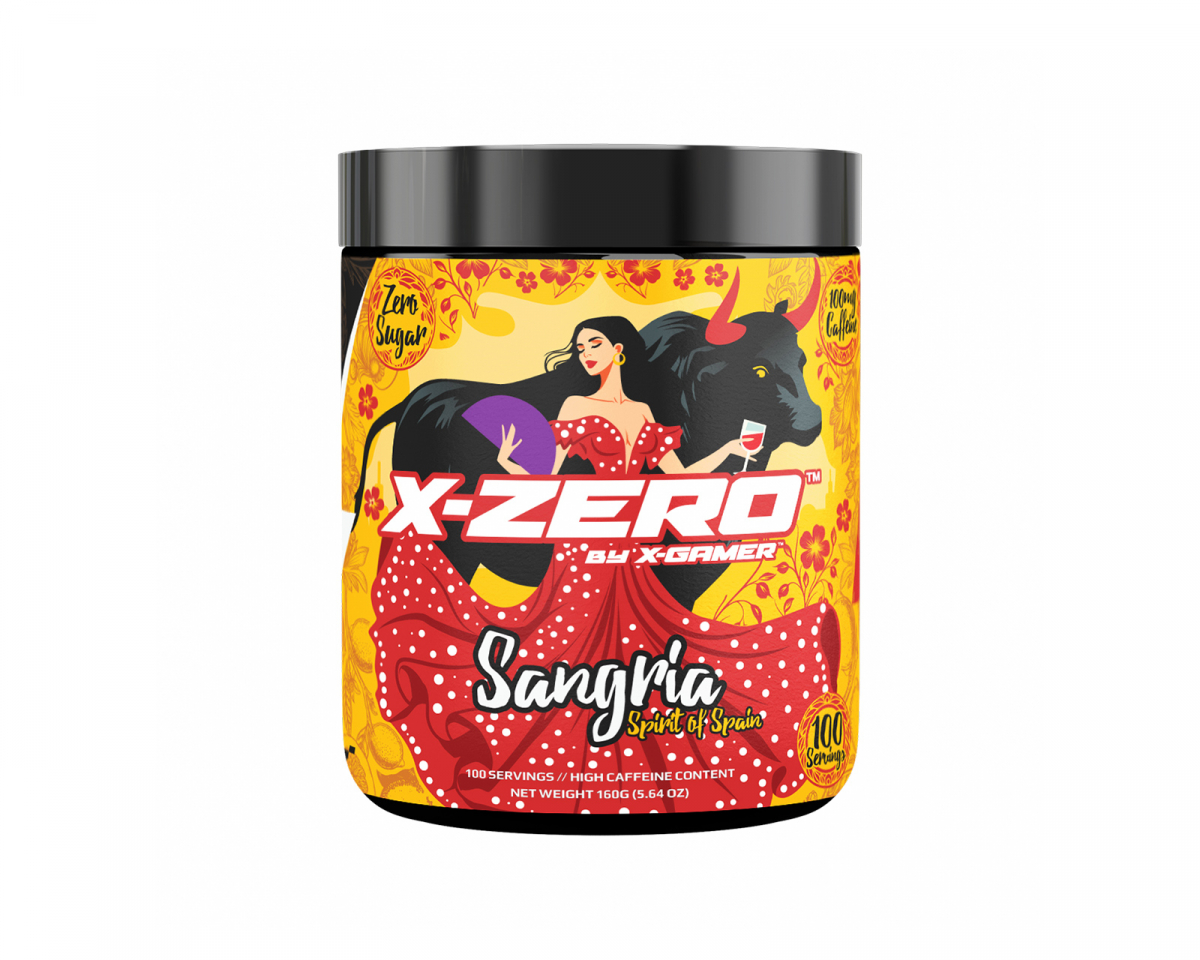 X-Gamer X-Zero Sangria - 100 Serveringar