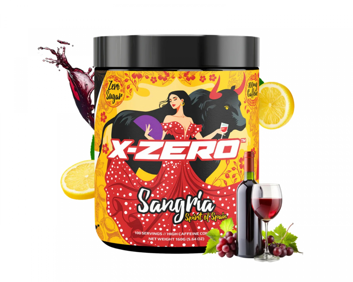 X-Gamer X-Zero Sangria - 100 Serveringar