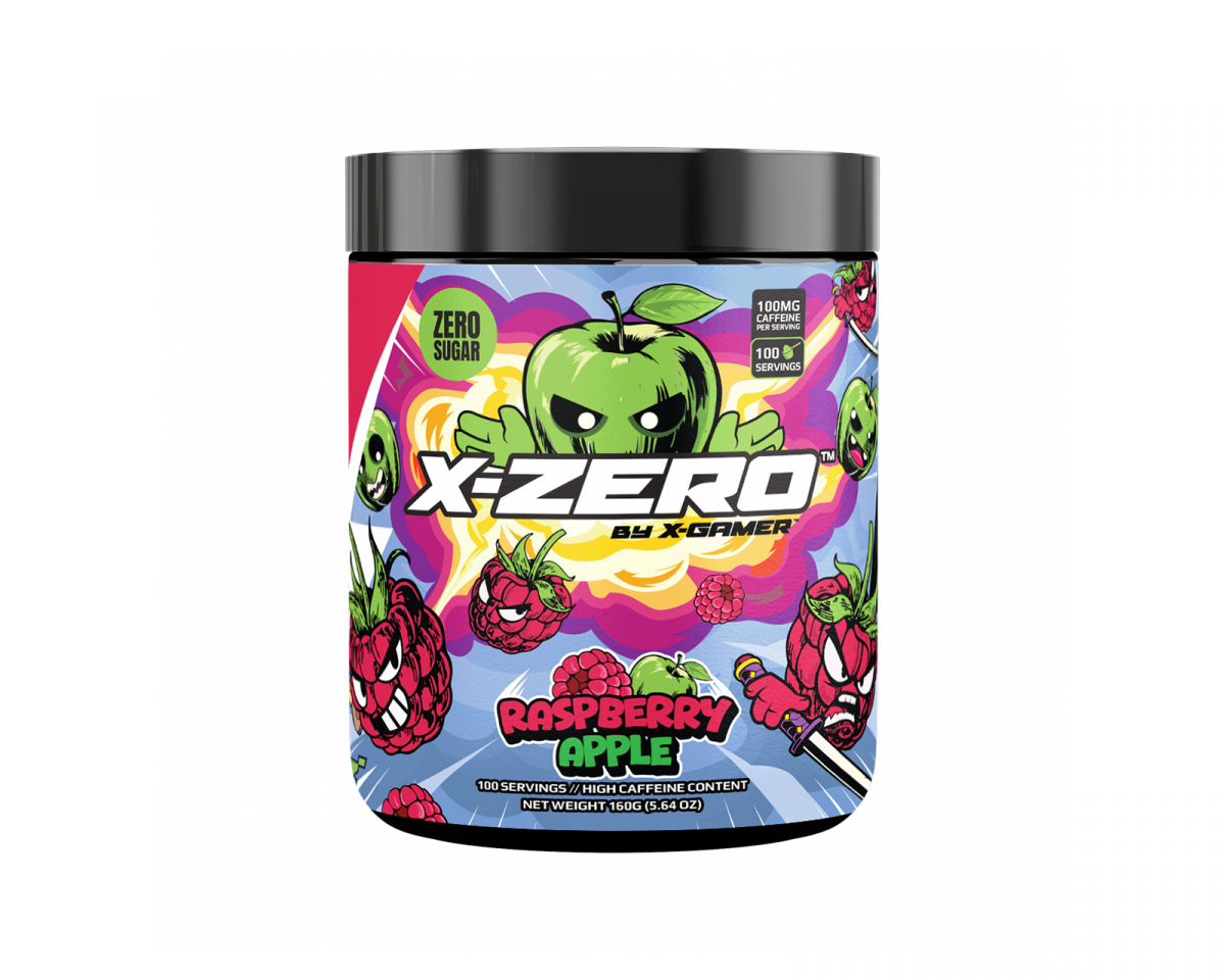 X-Gamer X-Zero Raspberry Apple - 100 Serveringar