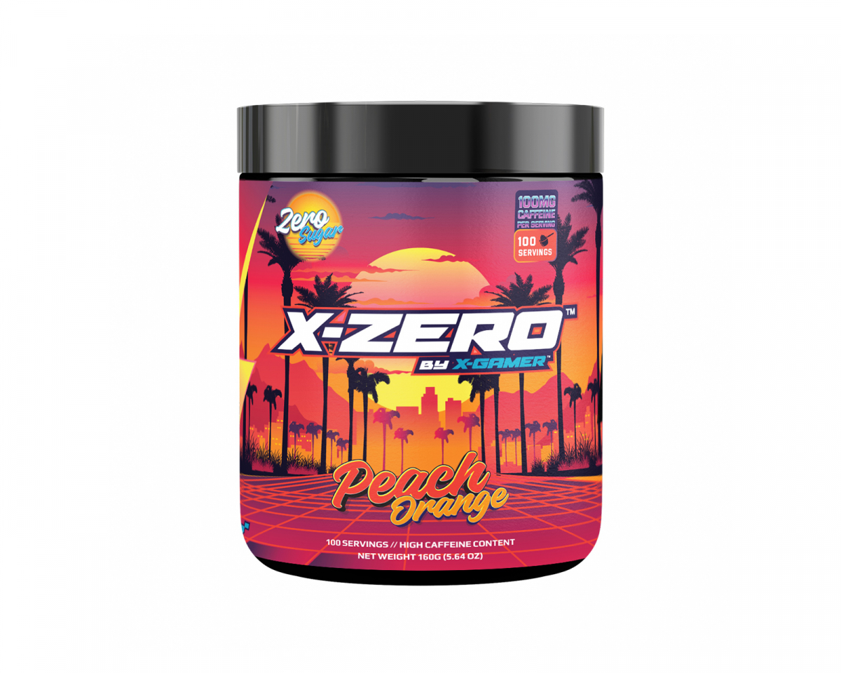 X-Gamer X-Zero Peach Orange - 100 Serveringar