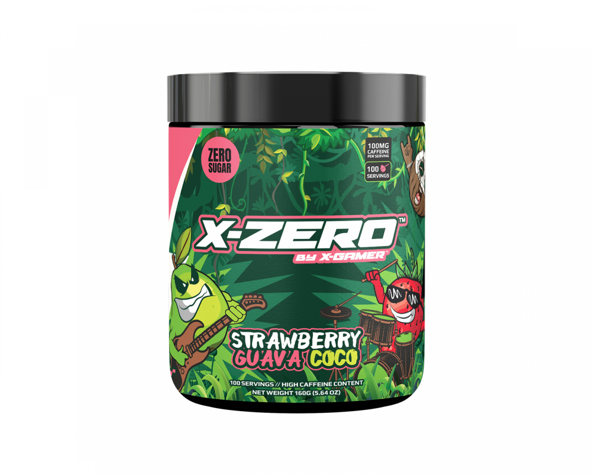 X-Gamer X-Zero Strawberry Coco Guava - 100 Serveringar