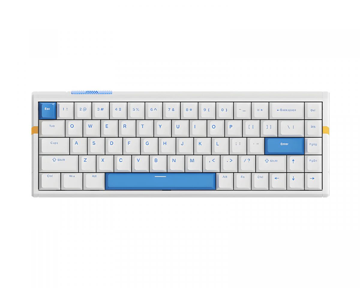 ATK RS6 Magnetisk HE Tangentbord [Gateron Jade Pro] - Vit