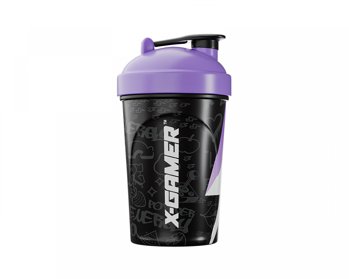 X-Gamer X-Zero Shaker 500ml - Svart & Lila