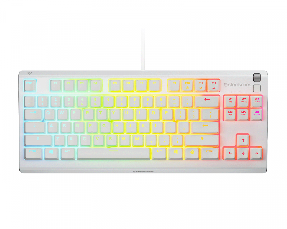 SteelSeries Apex 3 TKL RGB Tangentbord - Vit