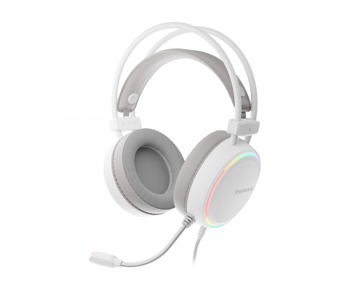 Genesis Neon 613 G2 Gaming Headset RGB - Vit