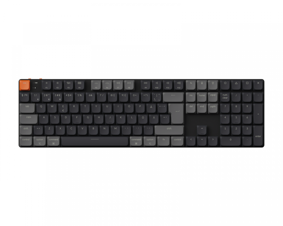 Keychron K5 V2 QMK RGB Hot Swap Aluminium Tangentbord [Gateron Low Profile 2.0