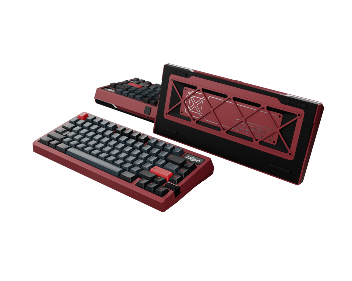 Wuque Studio Zoom75 TIGA Barebone Hotswap - Scarlet Red