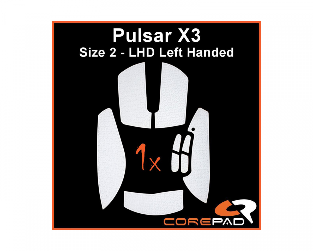 Corepad Soft Grips for Pulsar X3 LHD - Vit