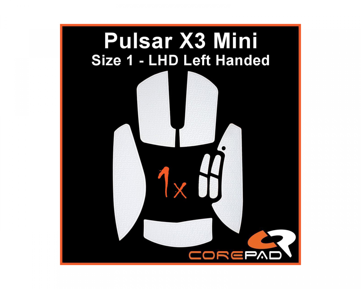 Corepad Soft Grips for Pulsar X3 Mini LHD - Vit