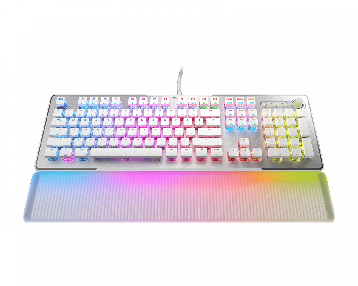 Roccat Vulcan II Max RGB Gaming Tangentbord [ANSI] - Vitt