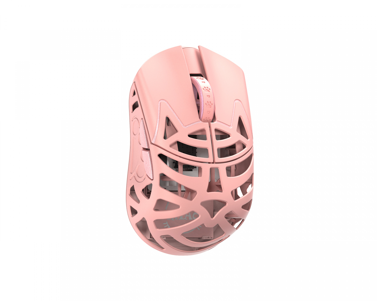 WLMouse Beast Miao - Trådlös Gamingmus - Rosa [Omron Opticals]