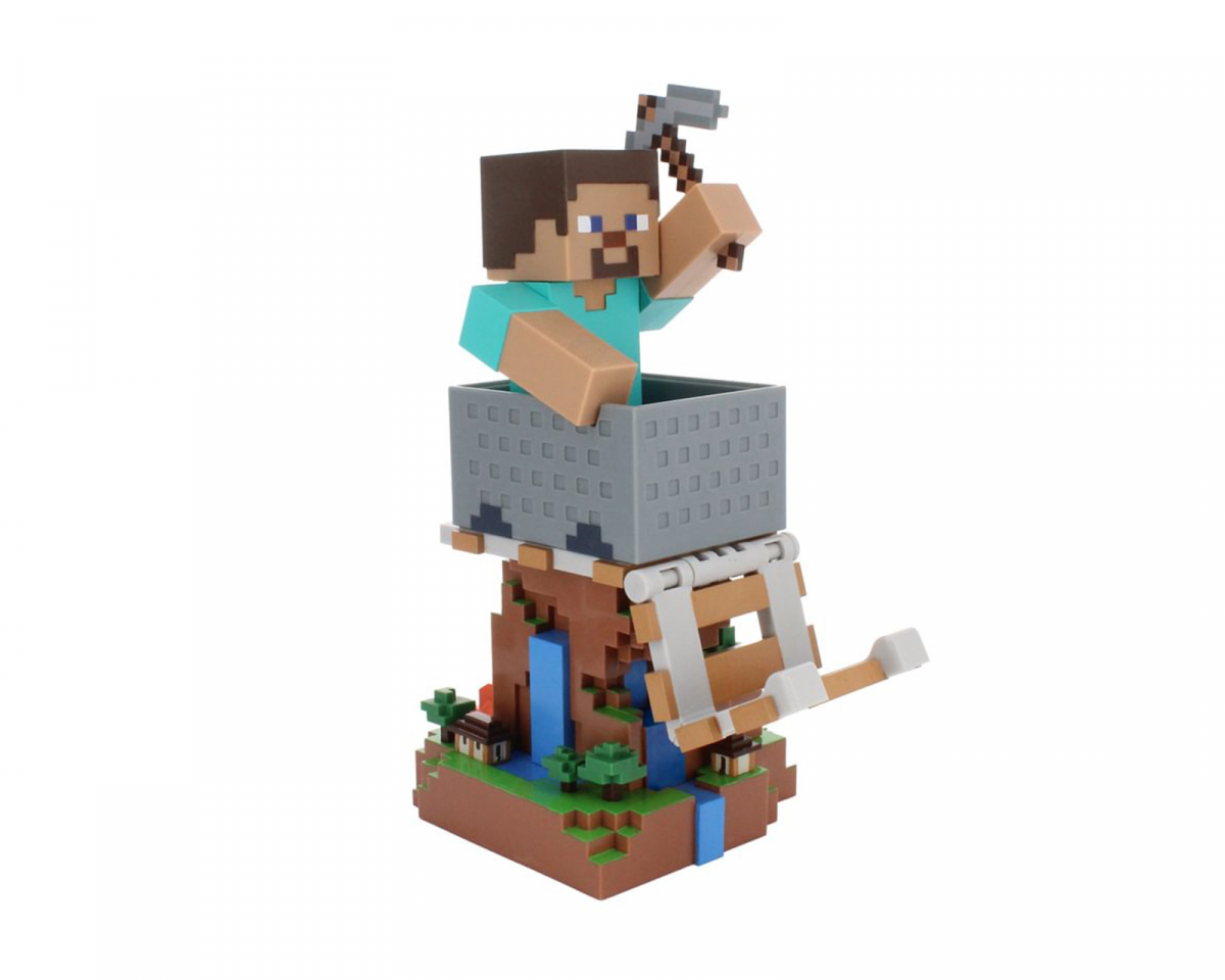 Cable Guys Minecraft: Steve R.E.S.T Mobil & Kontrollhållare