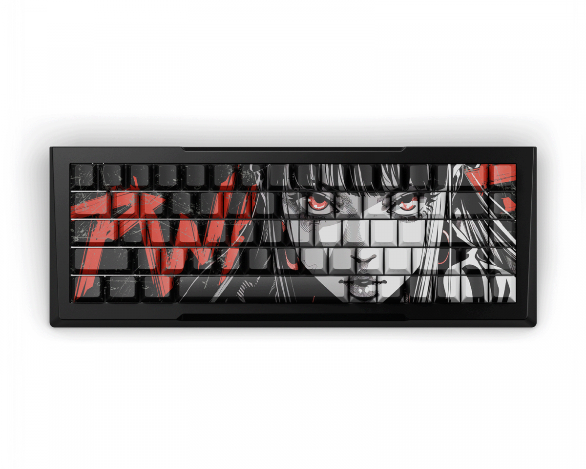 Pwnage Zenblade 65 V2 - Hall Effect Gaming Tangentbord Nyomi Red Edition ANSI