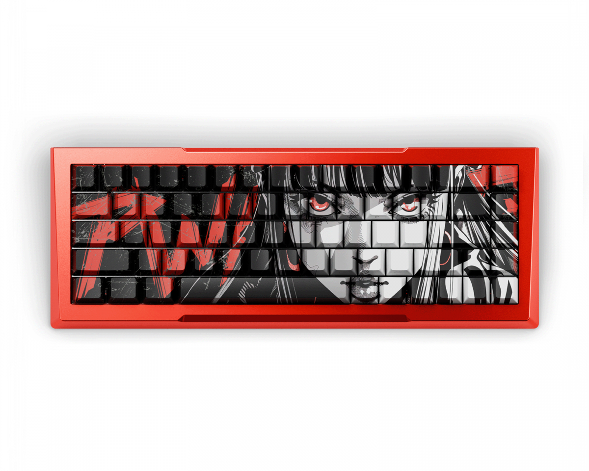 Pwnage Zenblade 65 V2 - Hall Effect Gaming Tangentbord Nyomi Red Edition ANSI