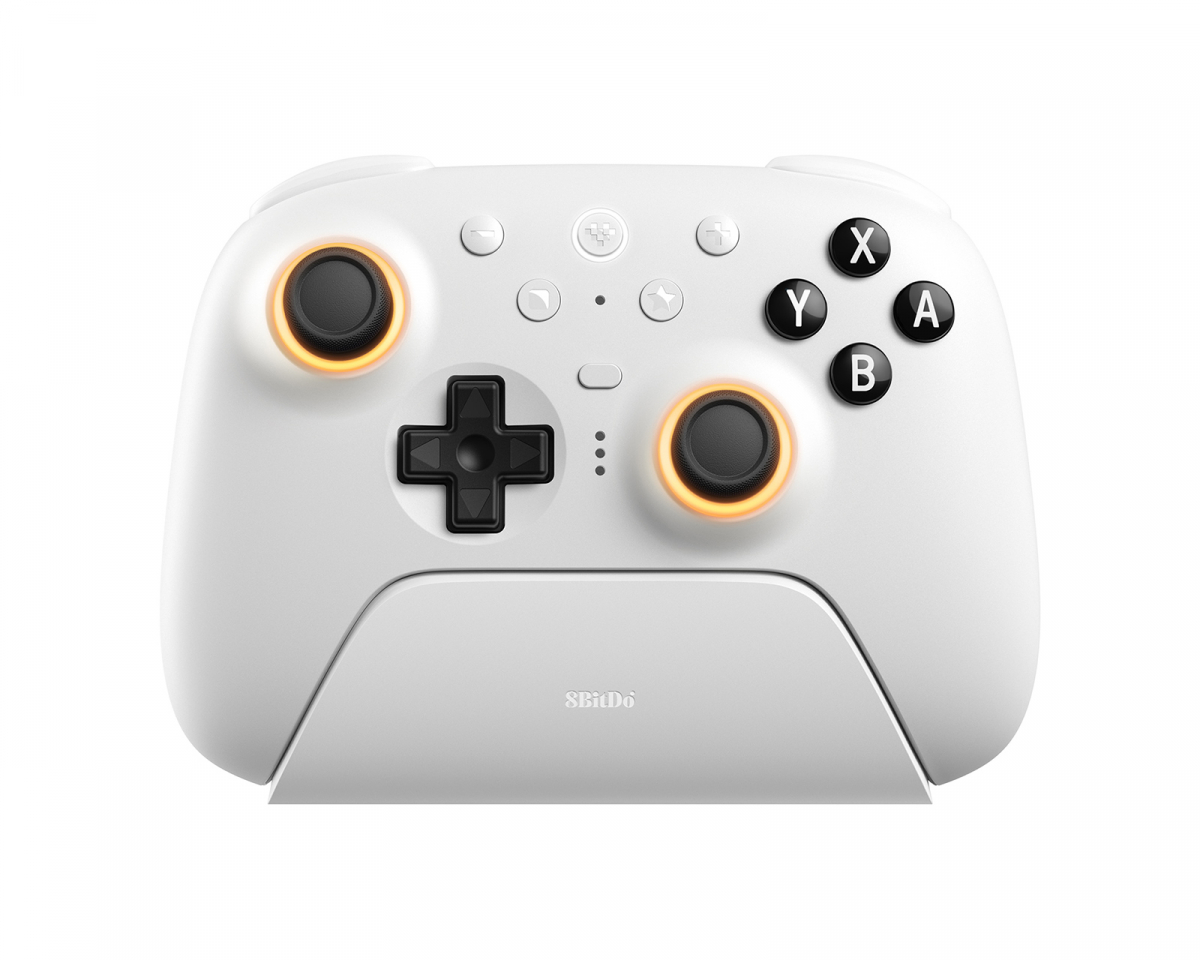 8Bitdo Ultimate 2 Bluetooth Kontroll TMR Sticks - Vit