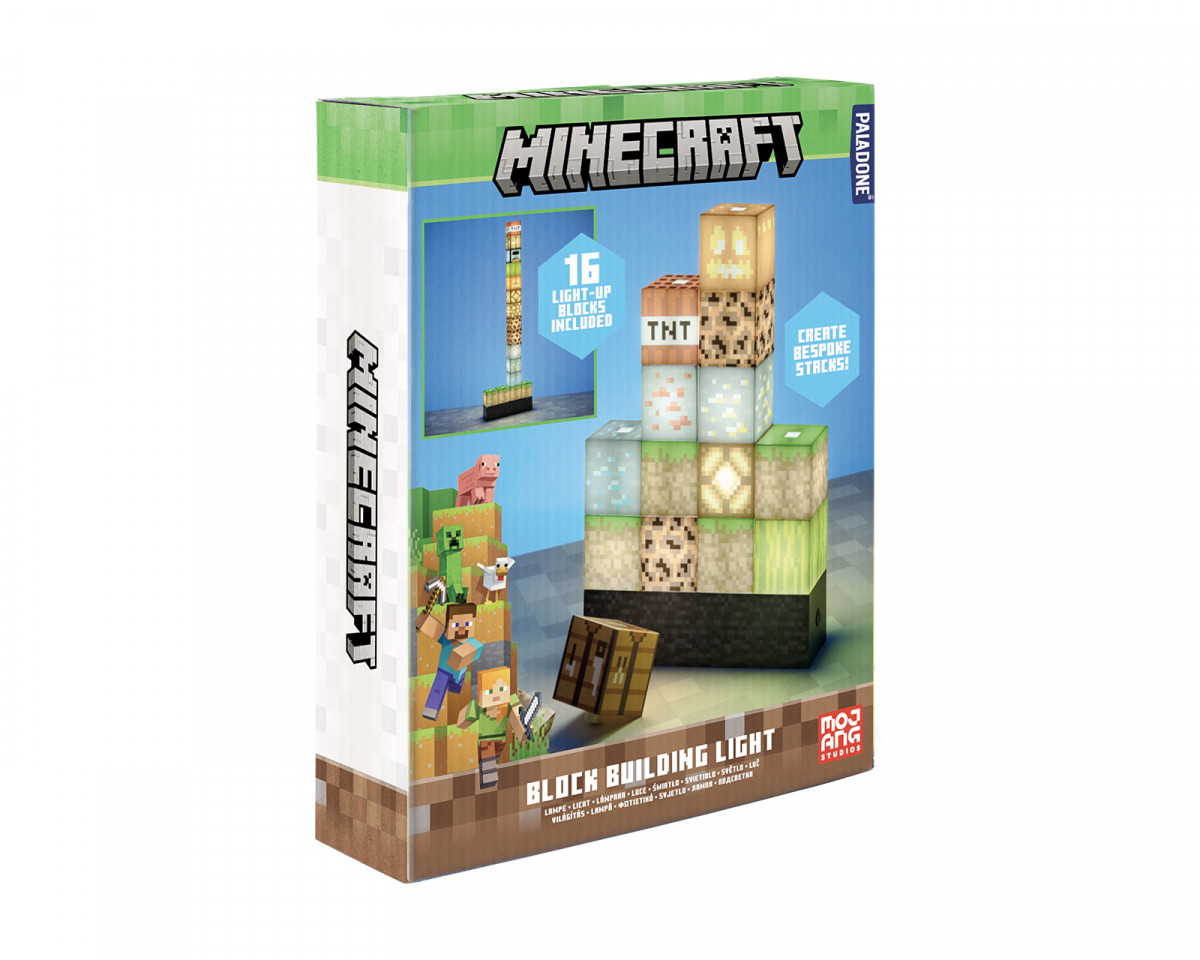 Paladone Minecraft Block Building Light BDP - Minecraft Lampa