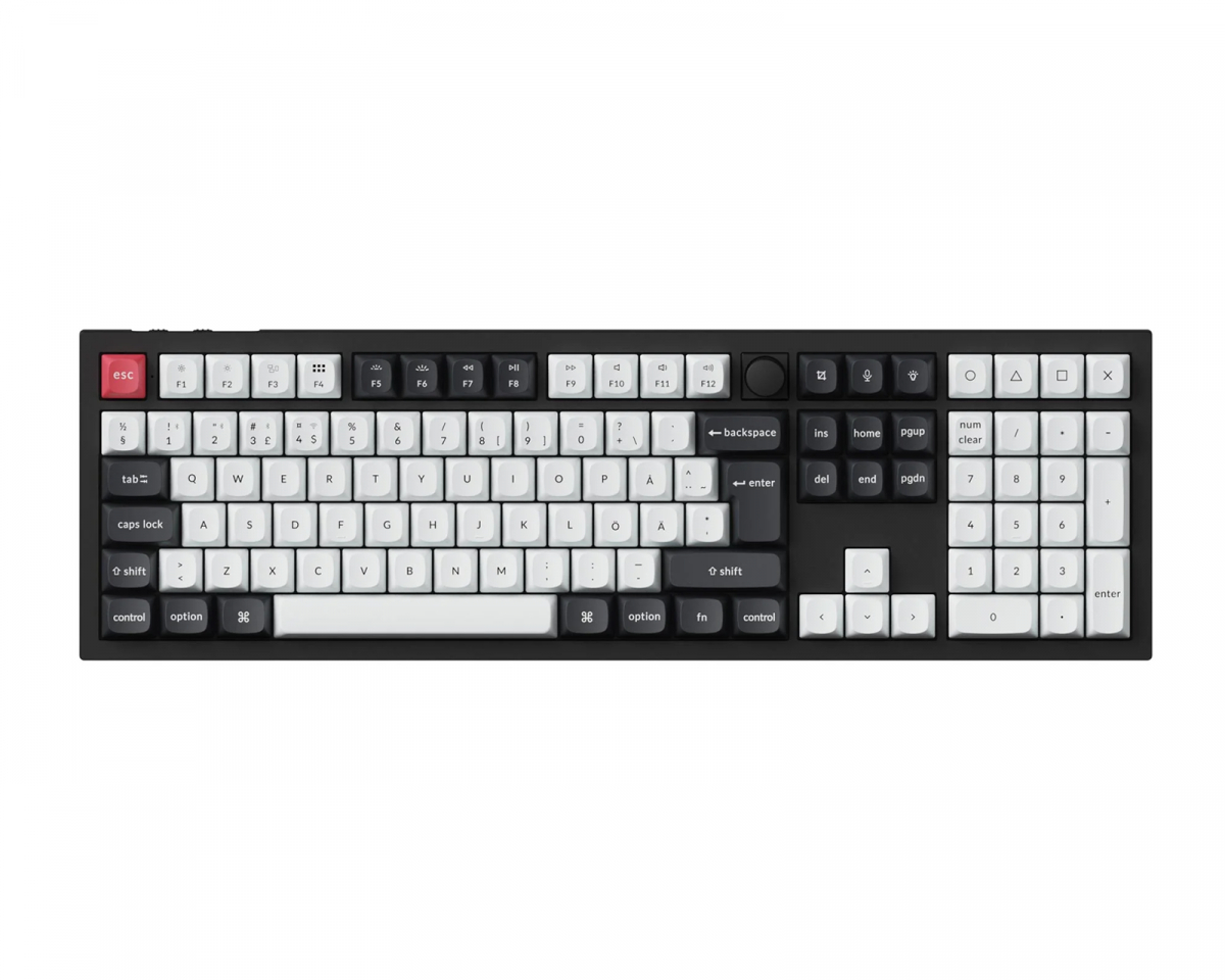 Keychron Q6 HE RGB Hotswap ISO Tangentbord [Nebula Linear] - Svart