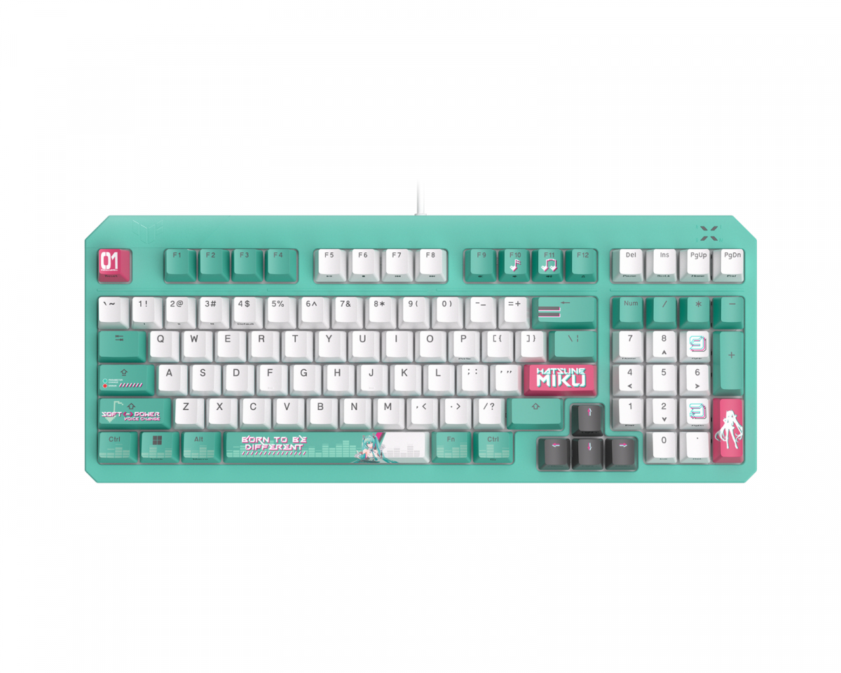 Asus TUF Gaming K3 Gen II Tangentbord – Hatsune Miku Edition