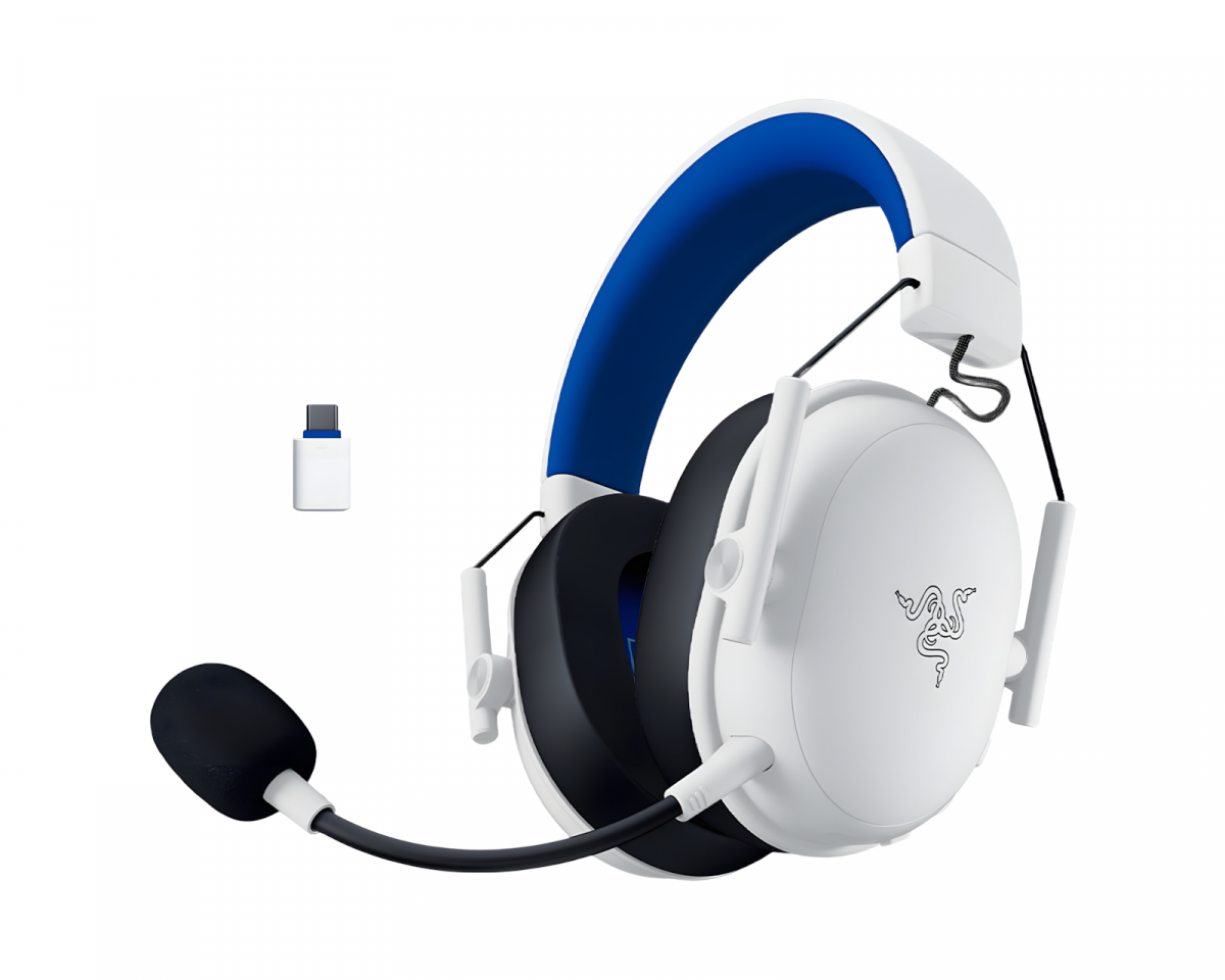 Razer Blackshark V3 X Hyperspeed Trådlöst Headset för Playstation - Vit