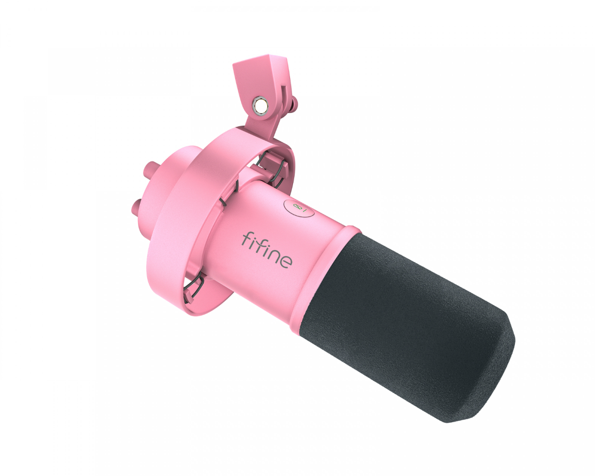 Fifine K688 USB / XLR Dynamisk Mikrofon - Rosa