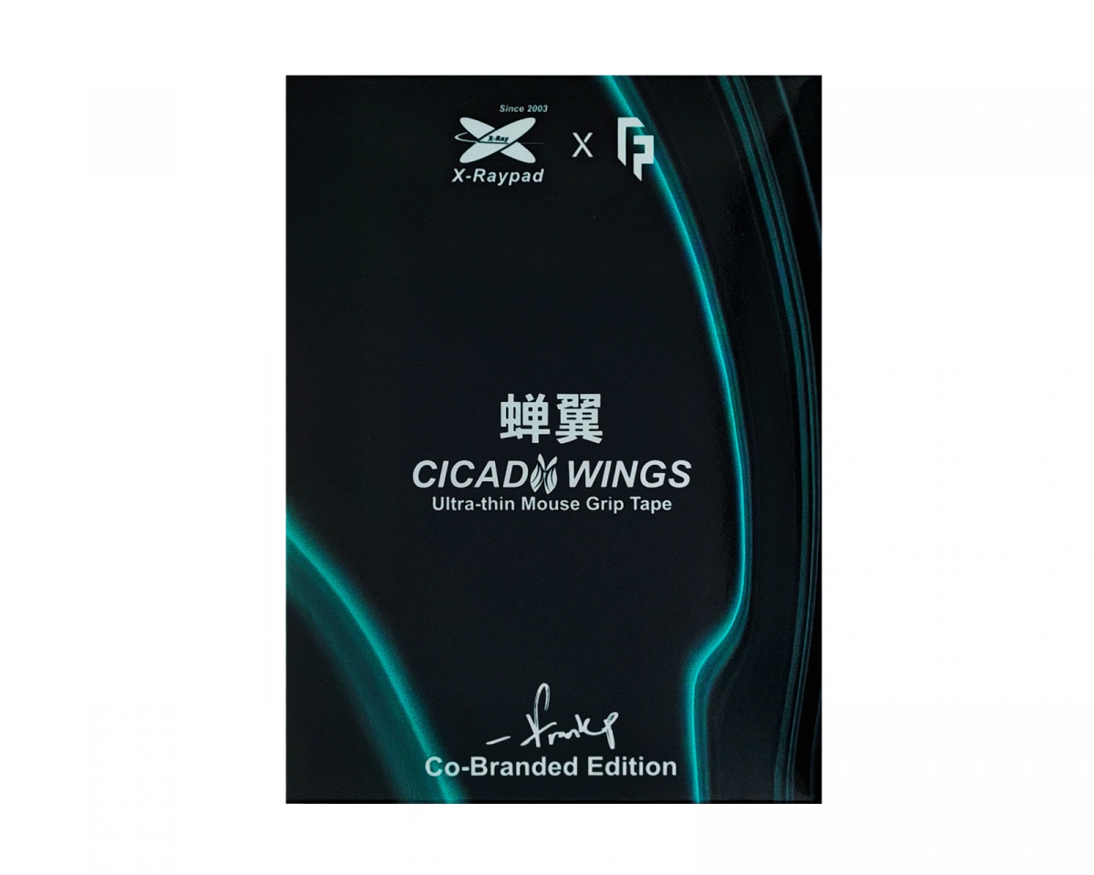 X-raypad x RandomFrankP Cicada Wings v2 Universal Slicks Grip Tape - Midnight C