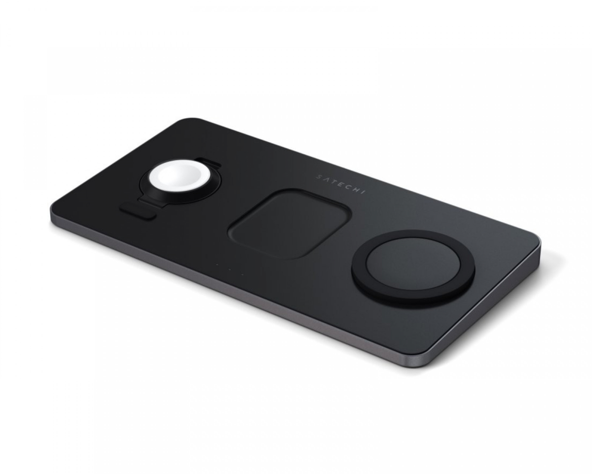 Satechi Satechi Trio QI Trådlös Laddningsplatta - Rymdgrå
