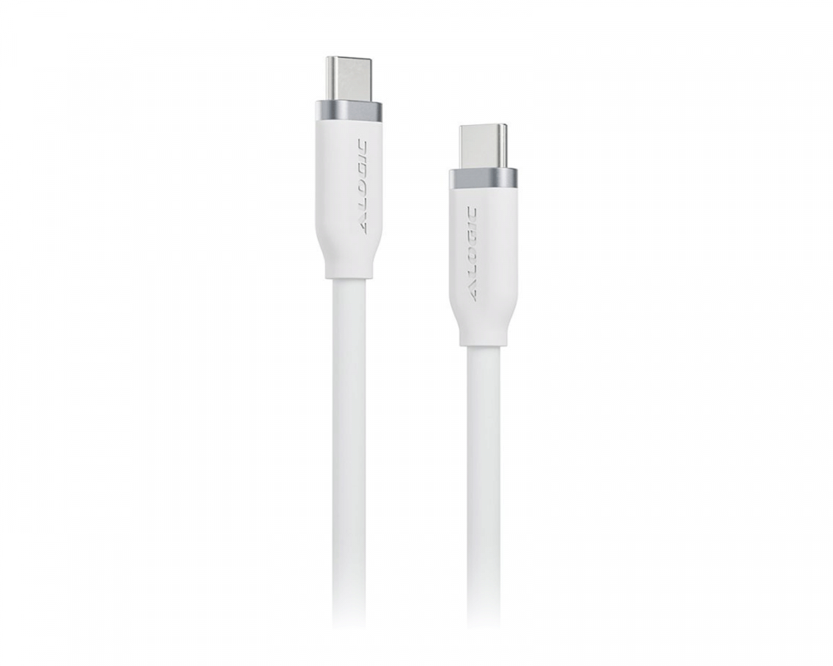 Alogic Elements 240W USB-C Laddkabel - 1m - Vit
