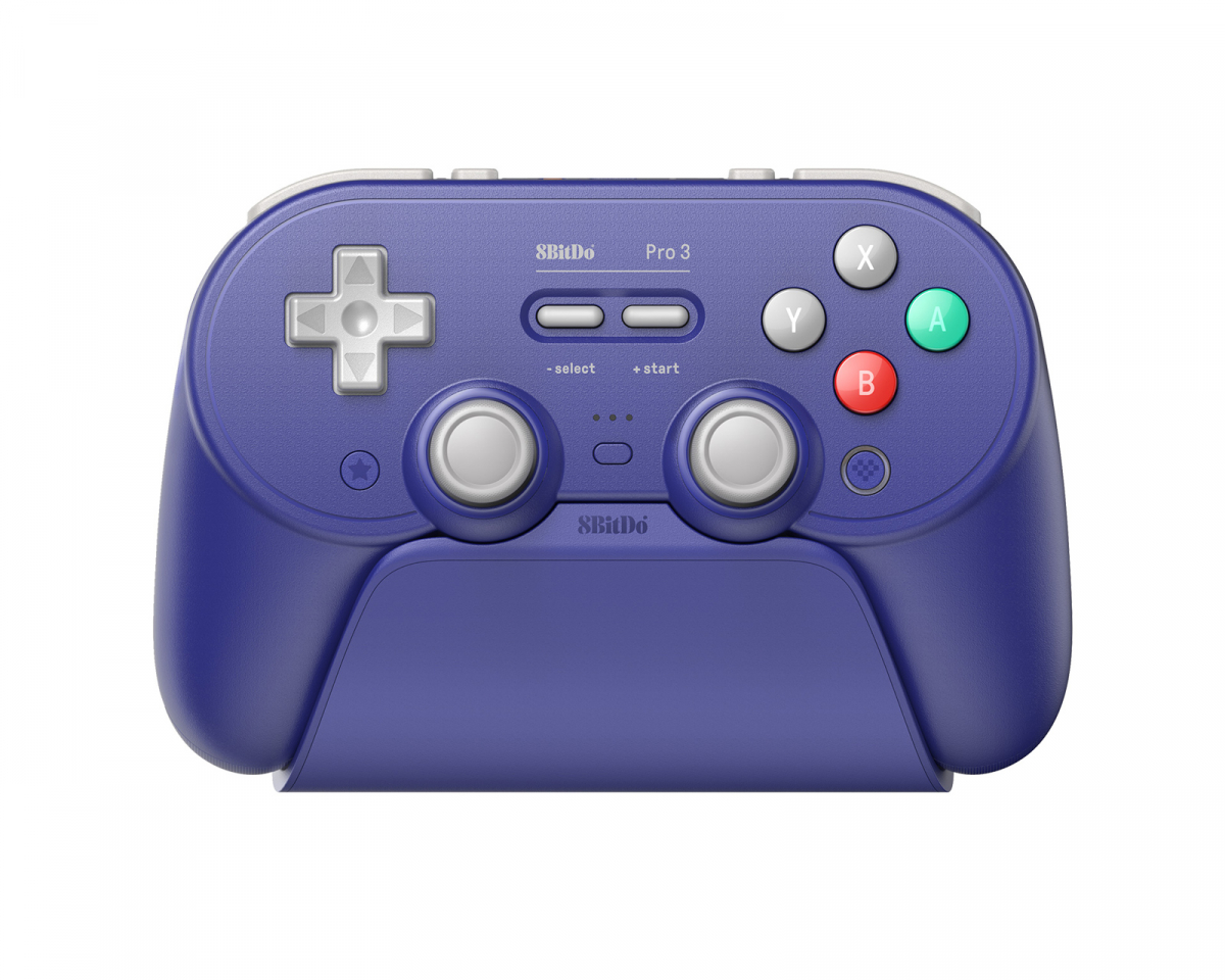 8Bitdo Pro 3 Bluetooth Handkontroll Lila