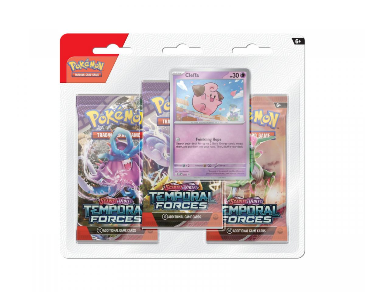 Pokémon Scarlet & Violet 5: Temporal Forces Blister (3-pack)