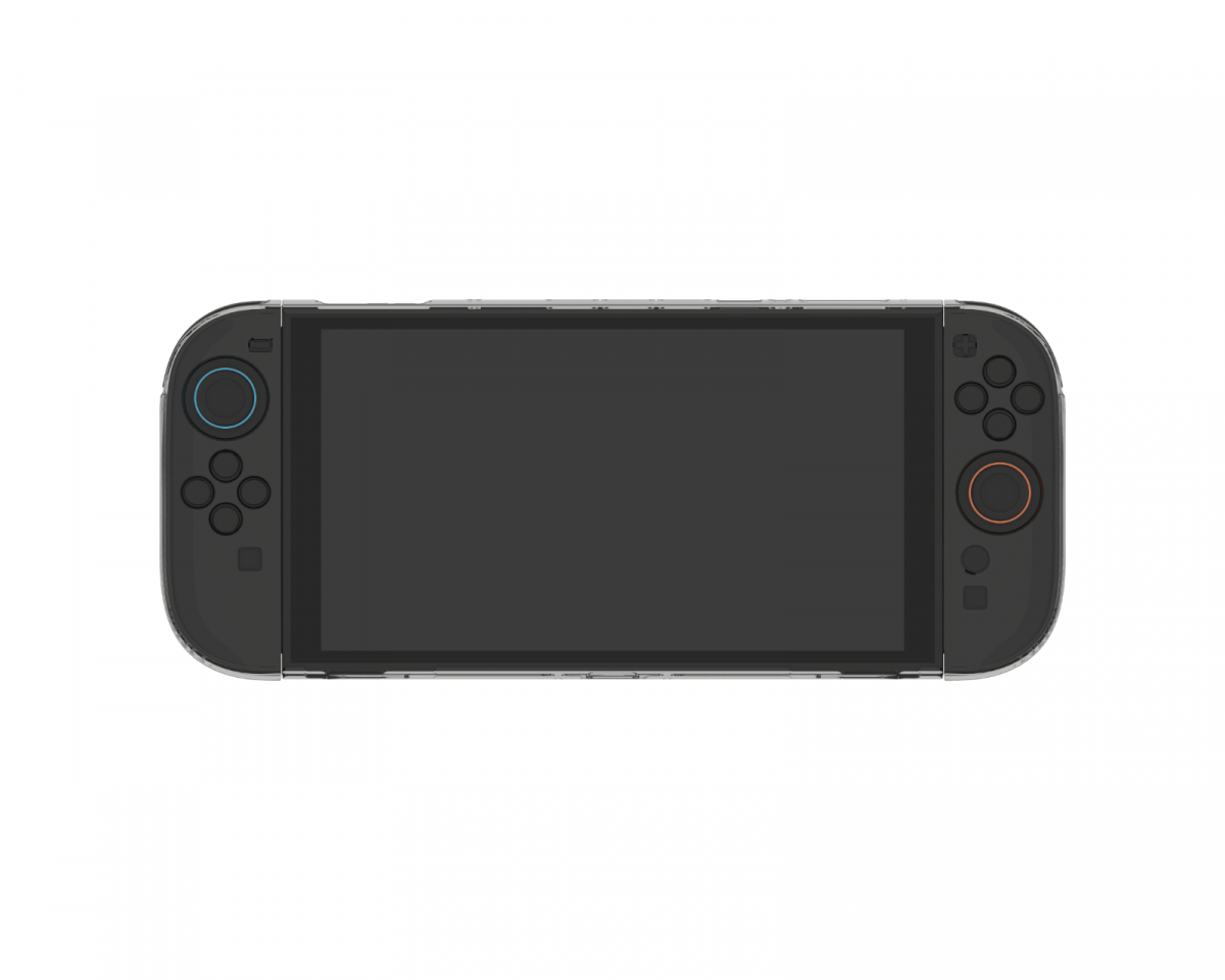 Deltaco Gaming Transparent Fodral för Nintendo Switch 2 - Grå