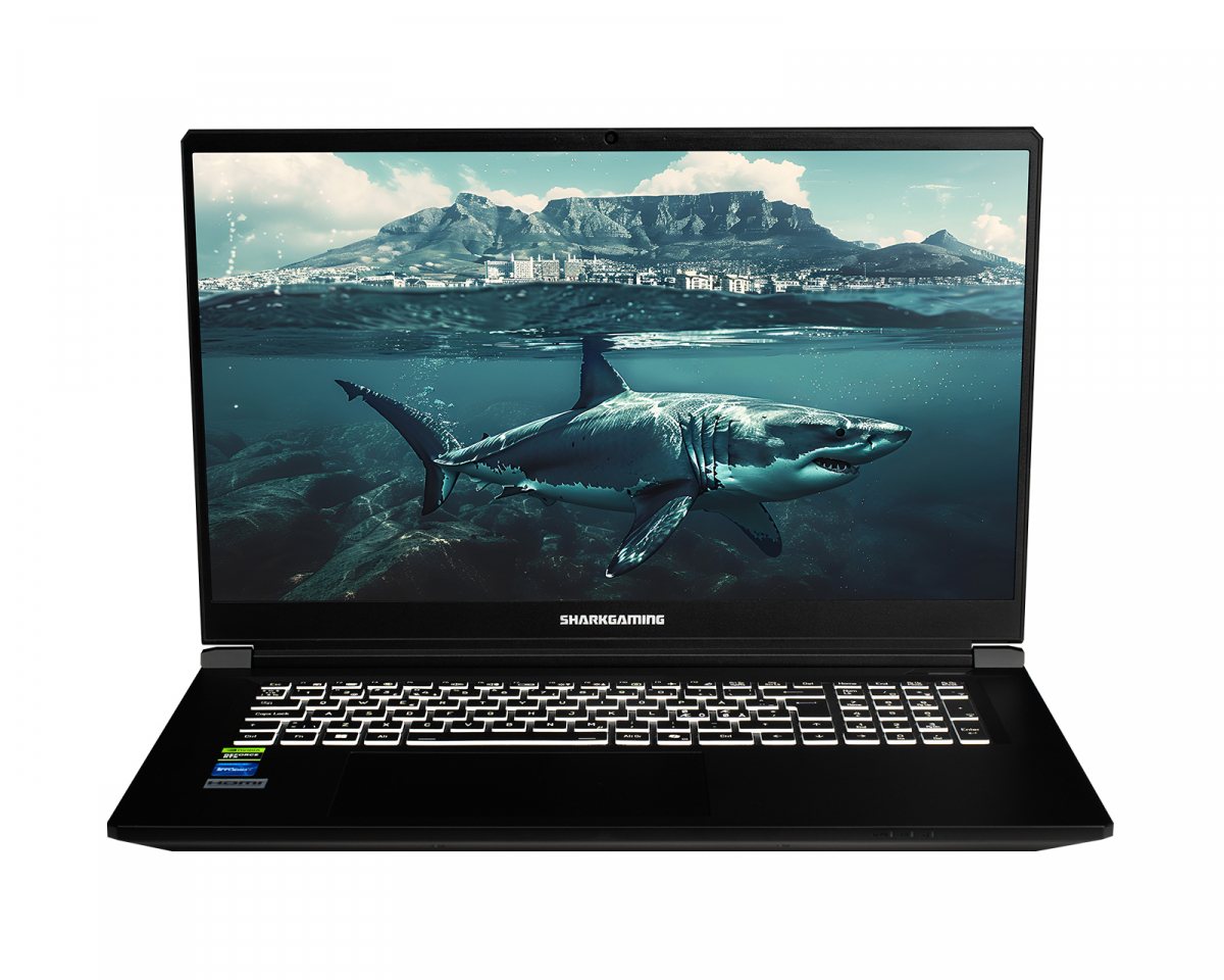 Shark Gaming 17,3" QHD 240Hz - RTX 5070 Ti - Intel i9 14900HX - Gaming Laptop