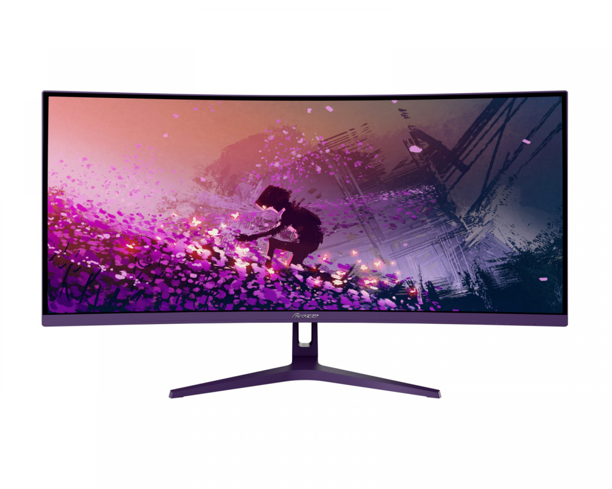 Arozzi Nova 34" Curved VA 3440x1440 165 Hz Gamingskärm - Lila