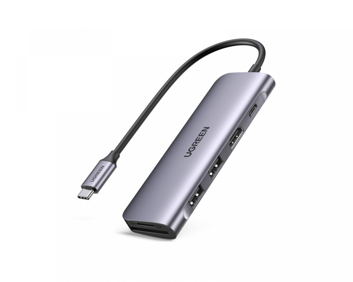6-in-1 4K HDMI USB-C Hub