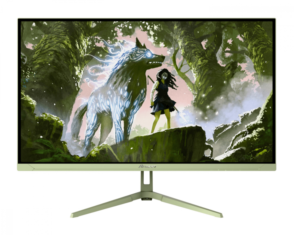 Arozzi Nova 27" IPS 2560x1440 180Hz Gamingskärm - Forest Green