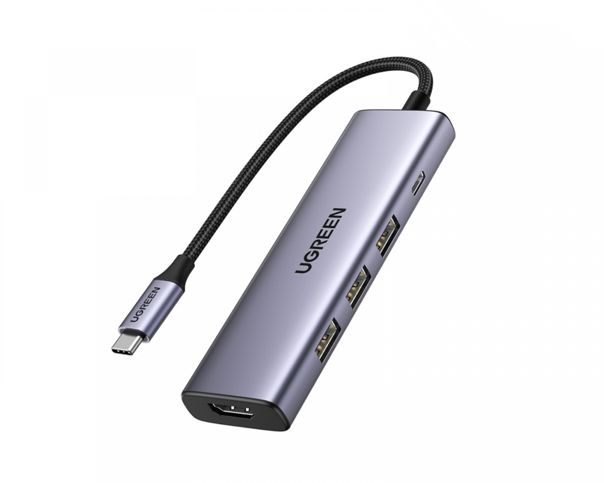 UGREEN Revodok USB C Hub 5-in-1 Multiport Adapter - 4K HDMI