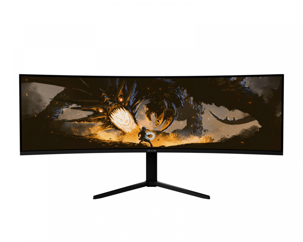 Arozzi Nova 49" Curved VA 5120x1440 165 Hz Gamingskärm - Svart
